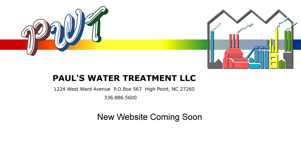 Paul's Water Treatment, chemical treatment and equipment for boilers